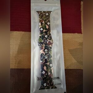 Cartoon Cat Camouflage Watch Band for Apple Watch 8/7/6/5/4/3/2/1/SE. 38/40/41